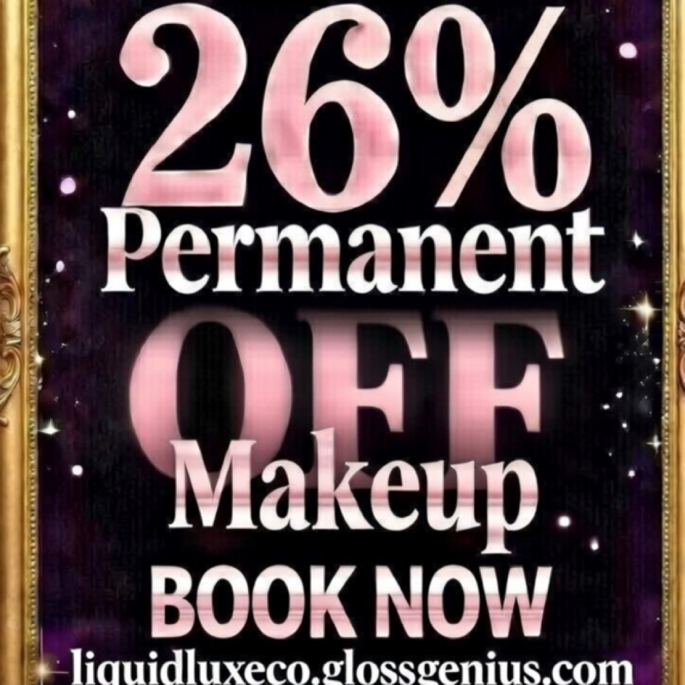 New Year 26% Off Permanent Makeup