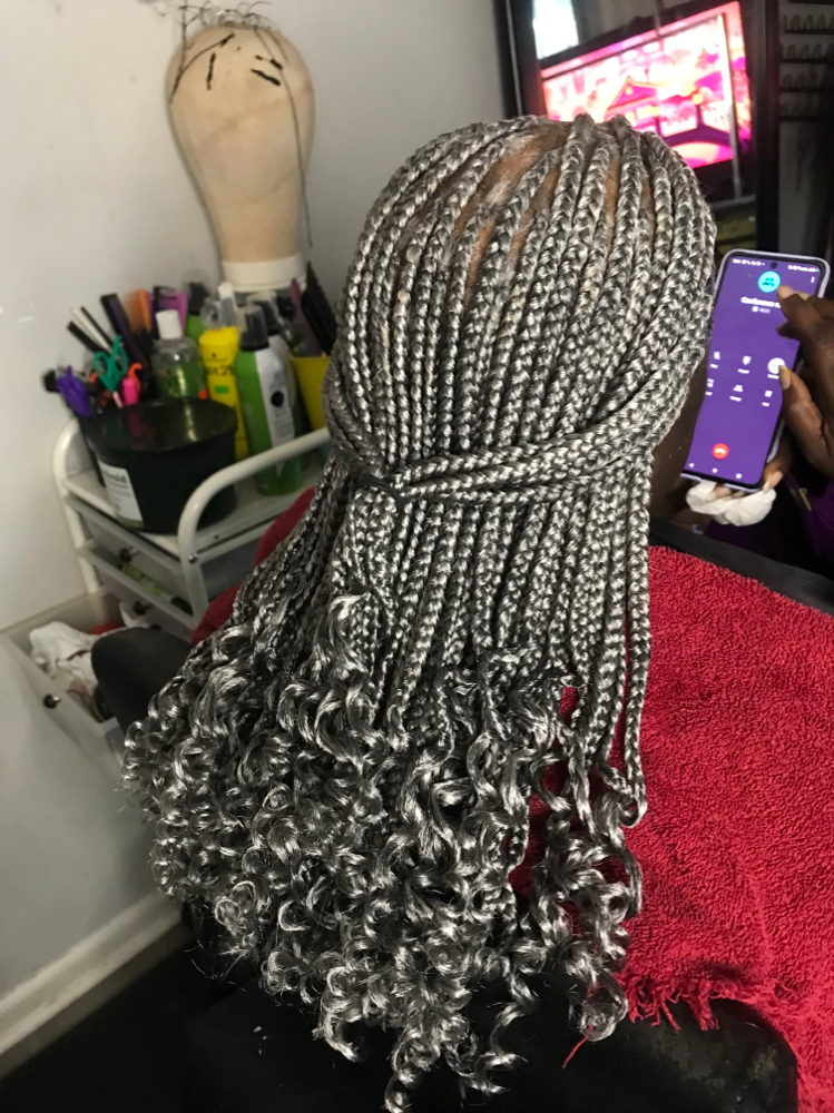 Knotless Shorties at Laya Styles in North Charleston, SC