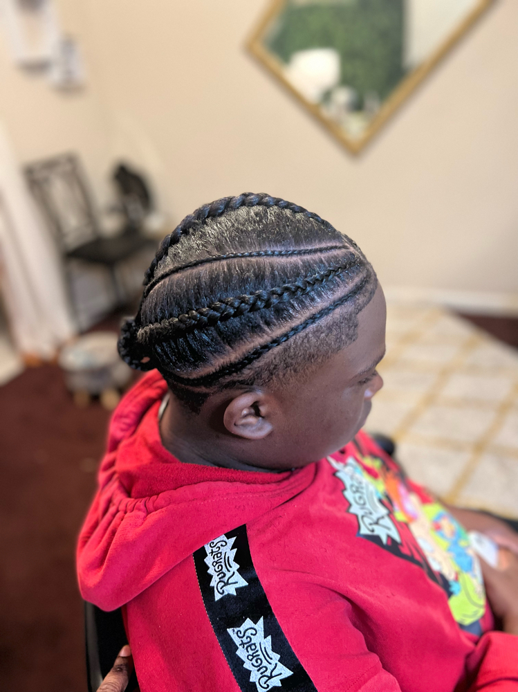 Corn Roll Braid Style (No Hair Add