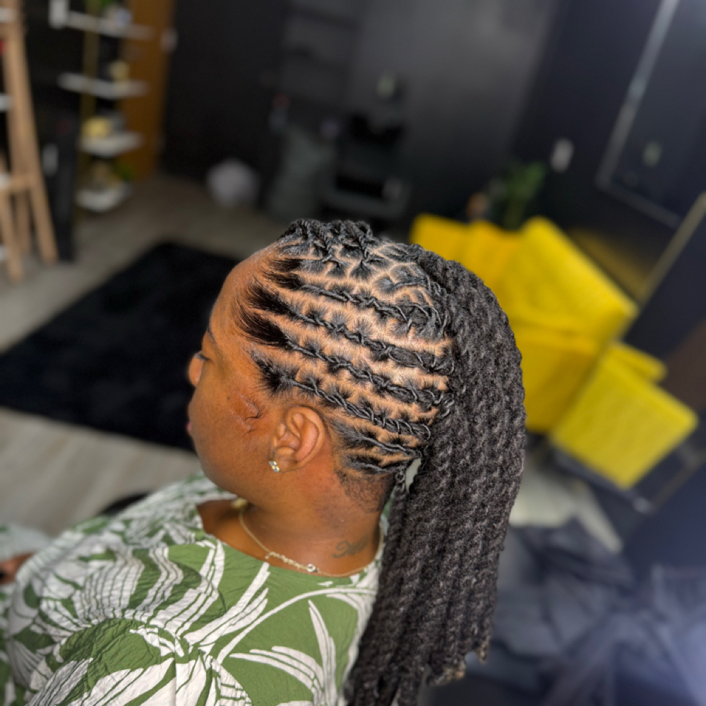 Retwist w/ Rope Style at Locs BySherry in Florissant, MO