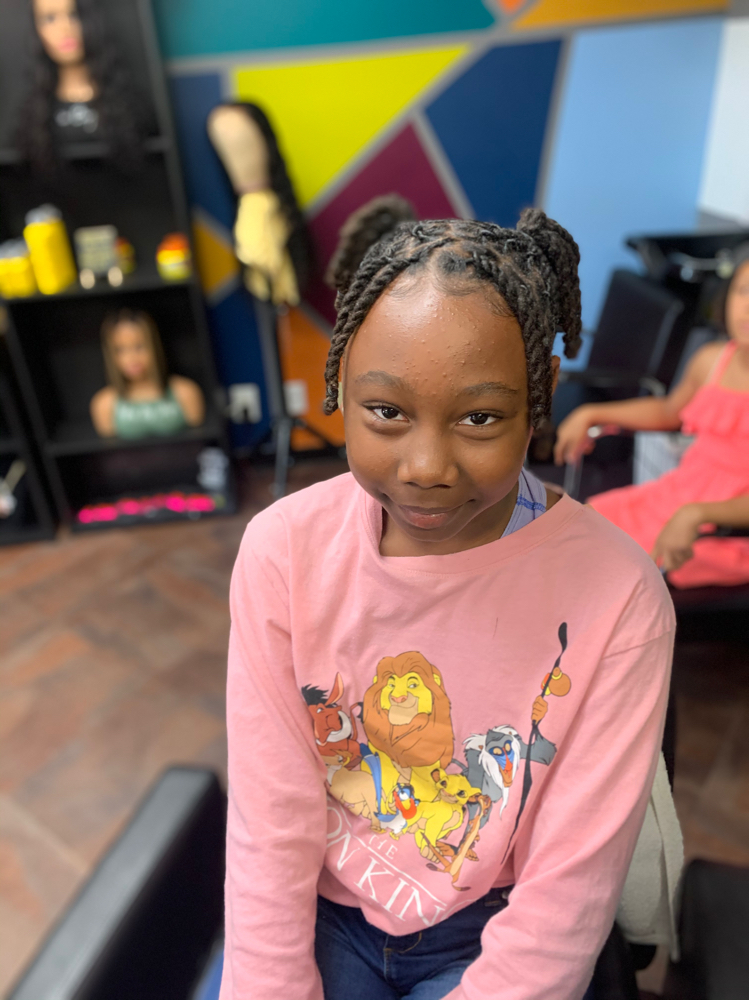 Kids Retwist With Small 2 Strand