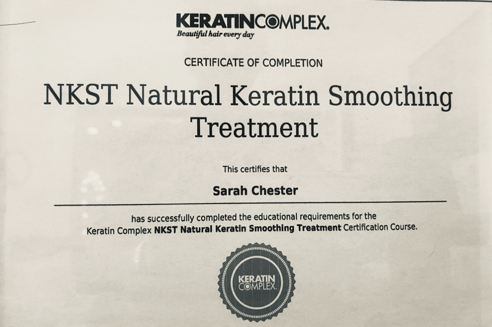 Keratin Complex smoothing treatment