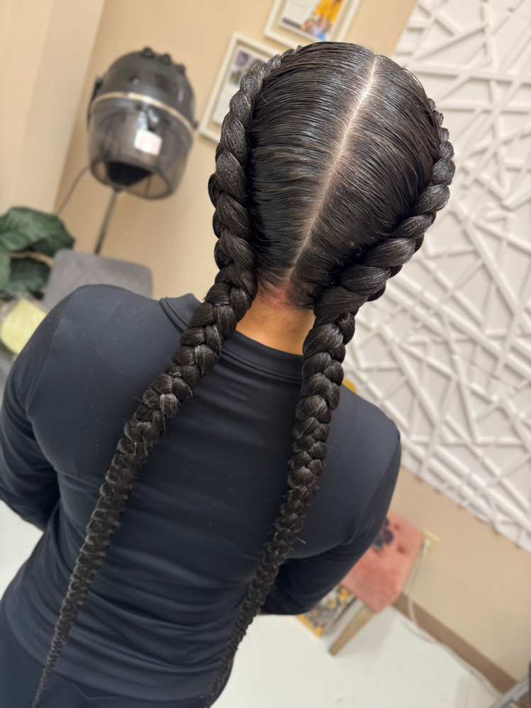 2 Feed In braids