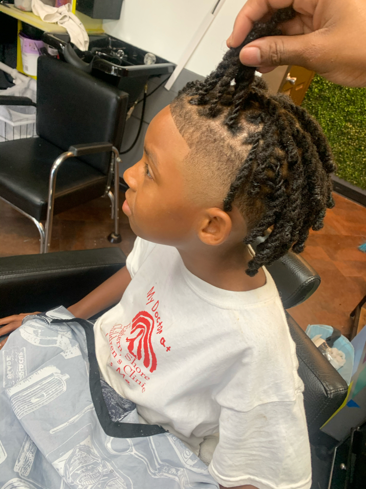 Kids Partial Retwist With Style