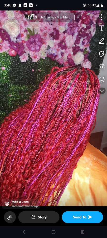 Small Knotless Braids