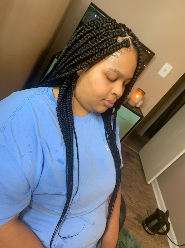 Medium Box Braids