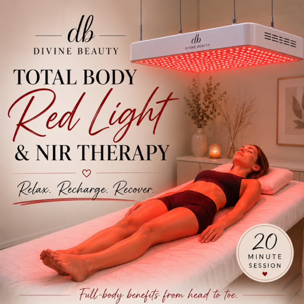 Red Light Therapy & NIR at Divine Beauty Lash & Brow Studio in Geneseo, NY