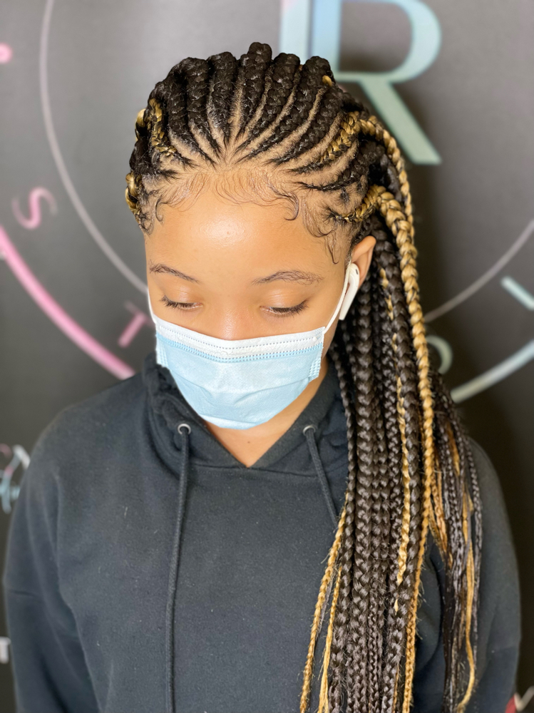 Half And Half Small Braids at The LaurenAshley Co in Cleveland, OH