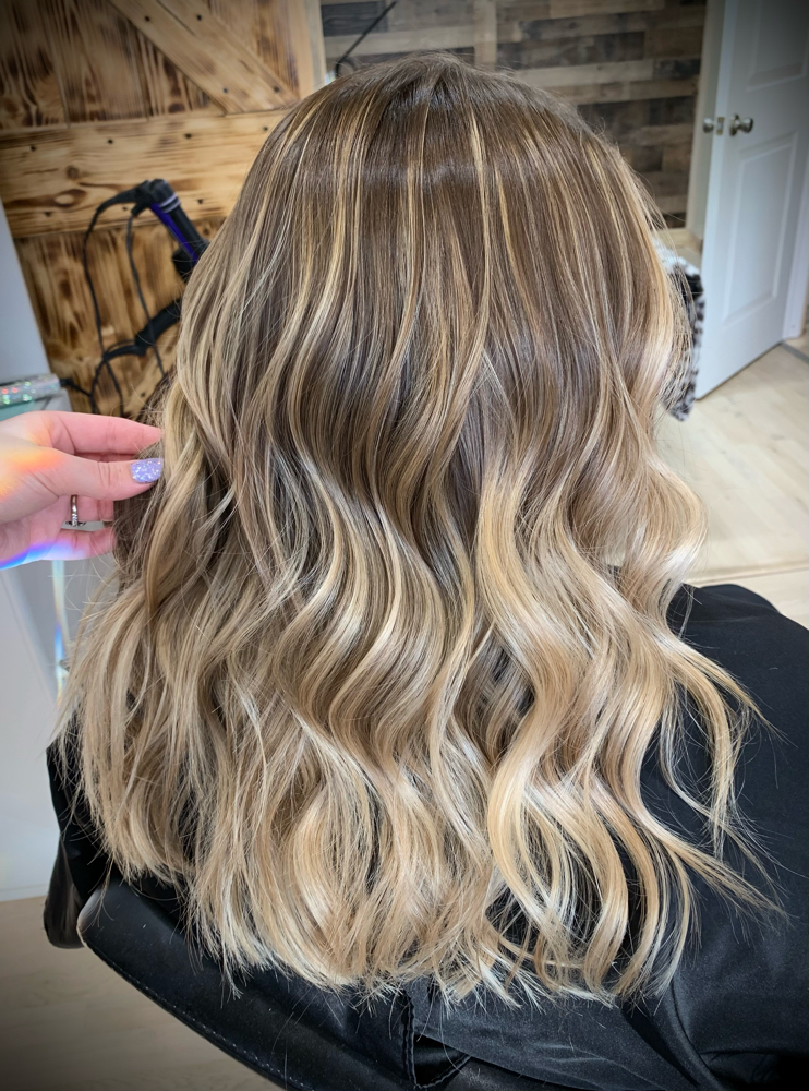 Balayage + Toner + Cut