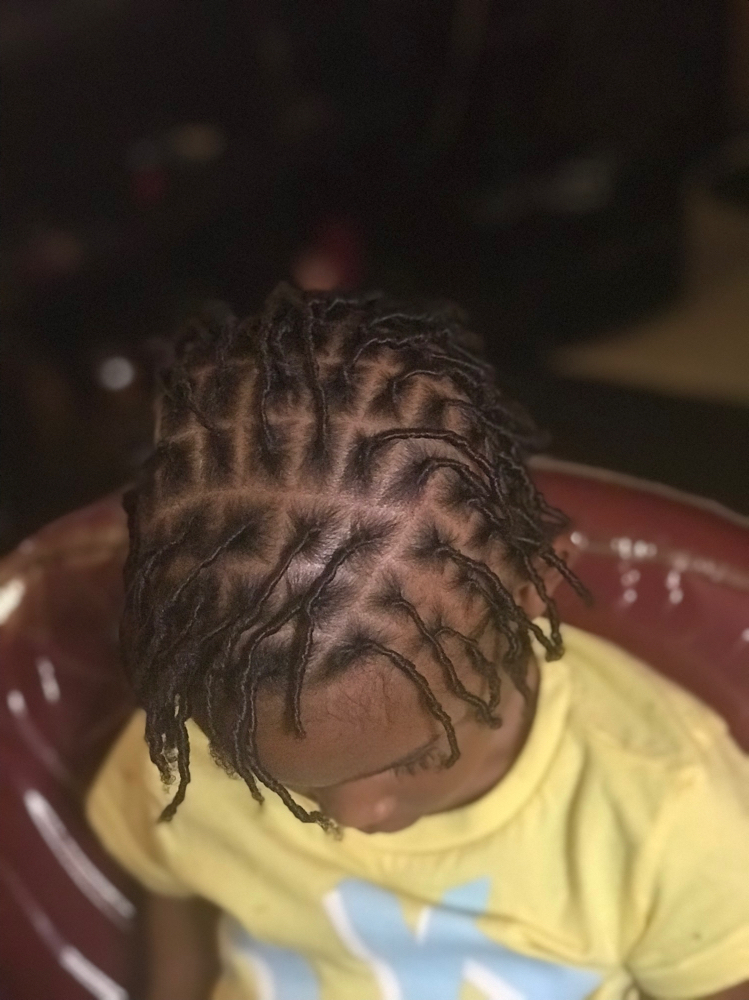 Starter locs On Short Hair at HouseOfARAS Smith in Taft, OK