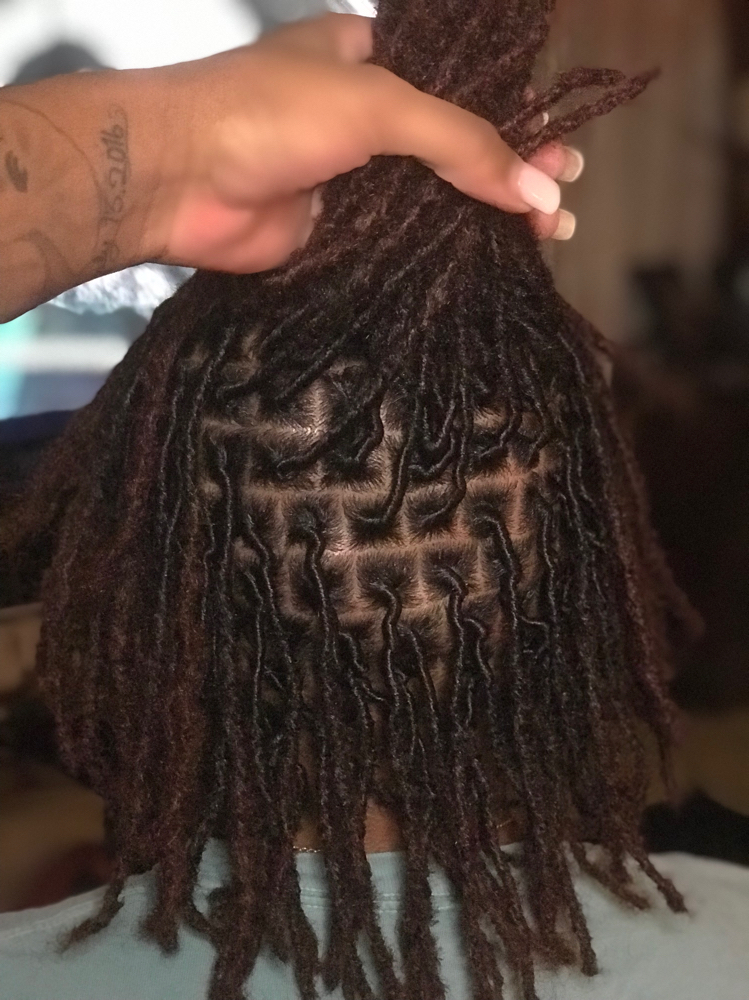 Instant Locs Shoulder Length at HouseOfARAS Smith in Taft, OK