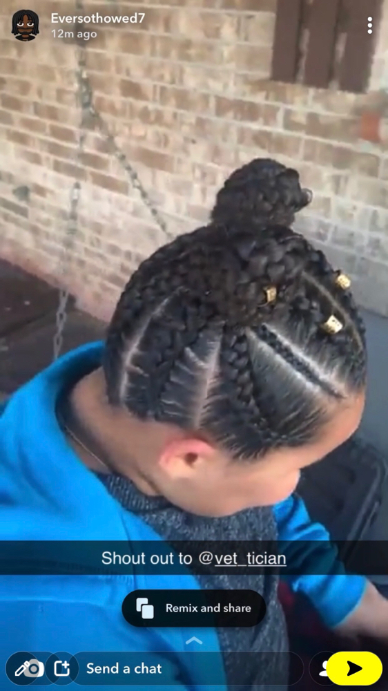 Kids Feeder Braids Simple Style at HouseOfARAS Smith in Taft, OK