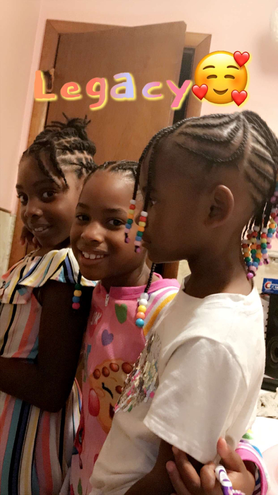 Kids Braids w/ Natural Hair at HouseOfARAS Smith in Taft, OK