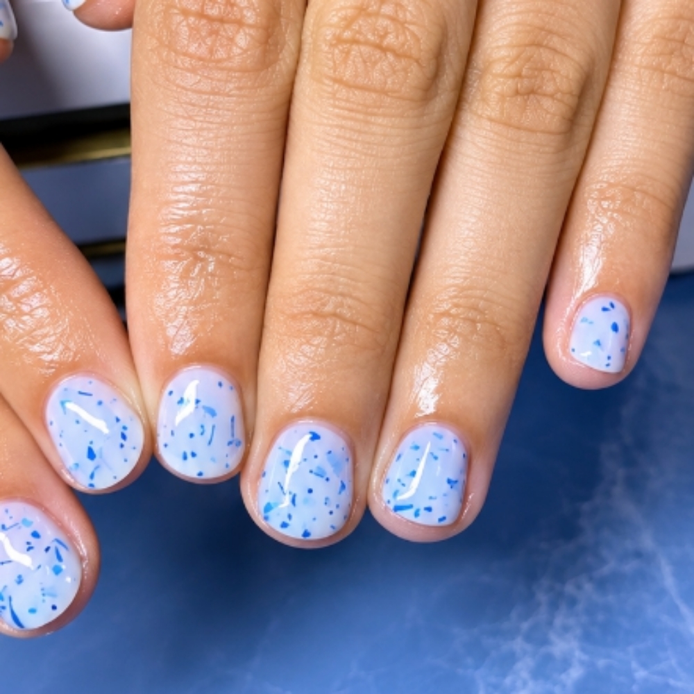 Russian Manicure With Hard Gel at Lil Luxury Nails in Poway, CA