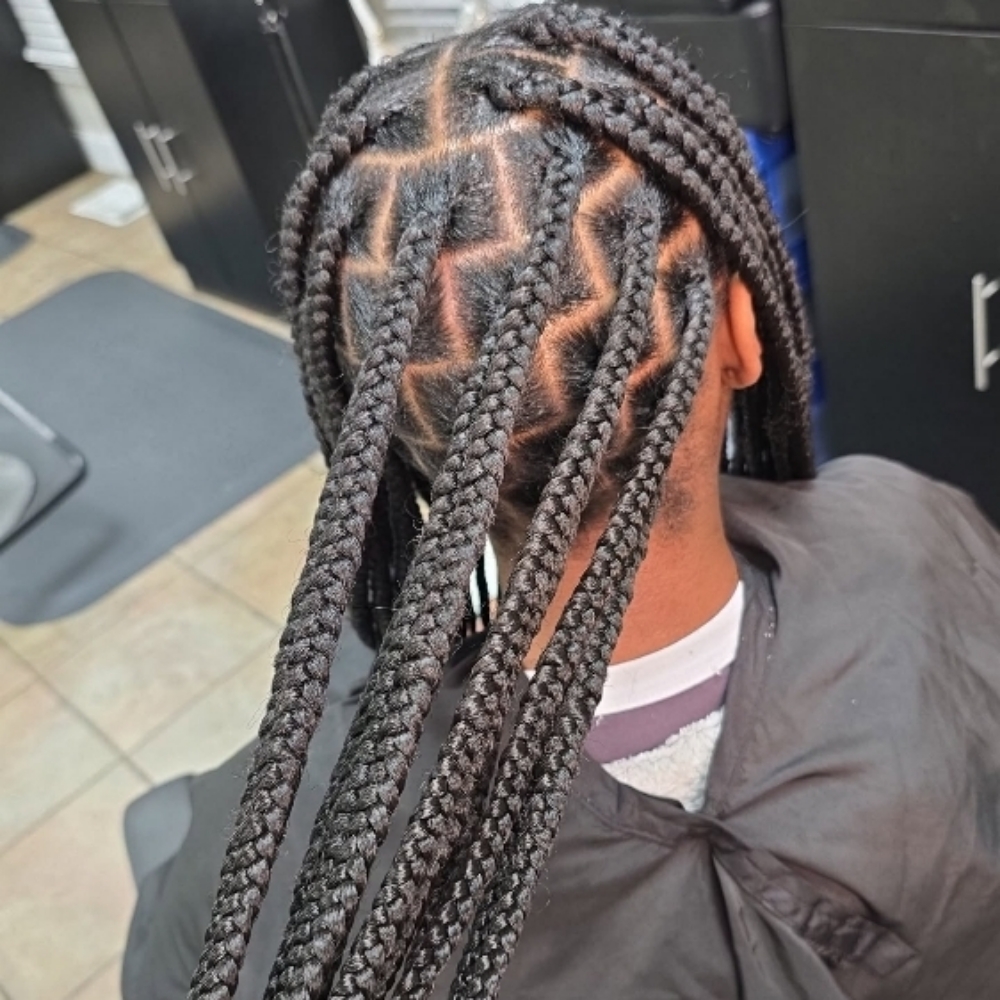 Large Knotless at Hair By Ronnie in Charlotte, NC