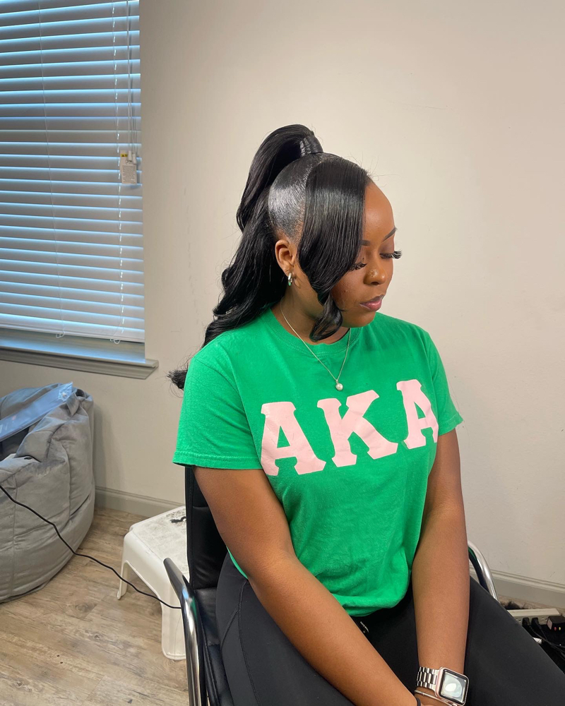 Half Up/Half Down Quickweave