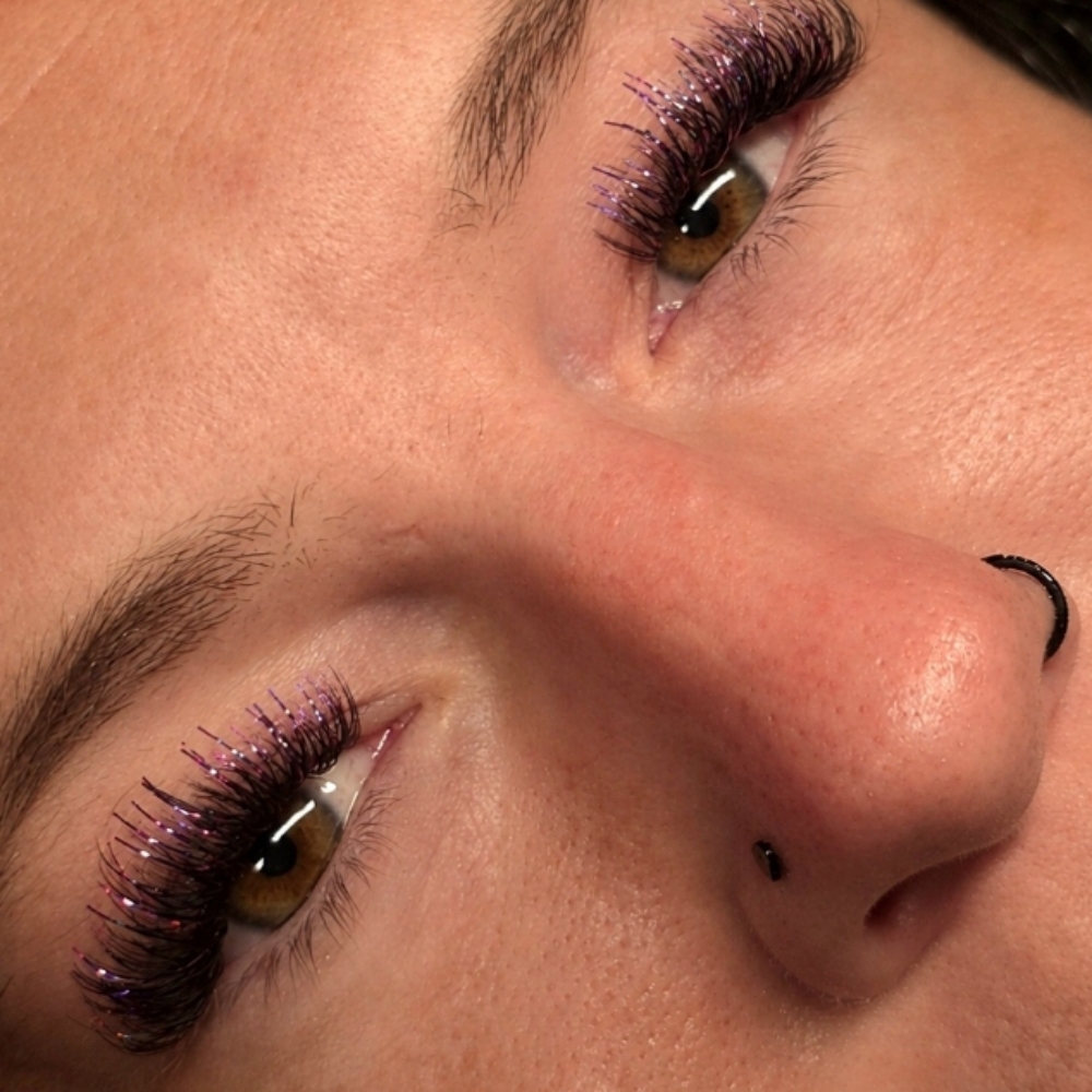 Colored/Sparkle Add On at The Devil's Lashocate, UV Lash Retention Specialist in Bardstown, KY