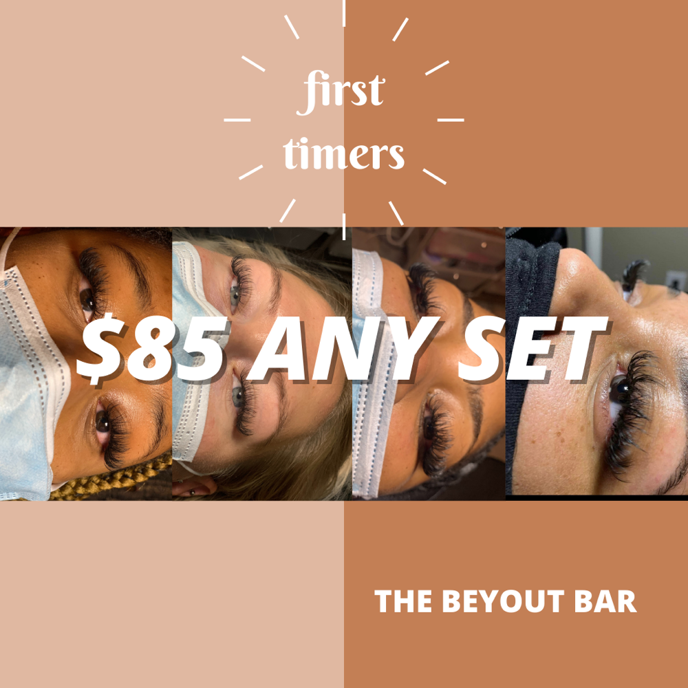 “First Timer” lash set