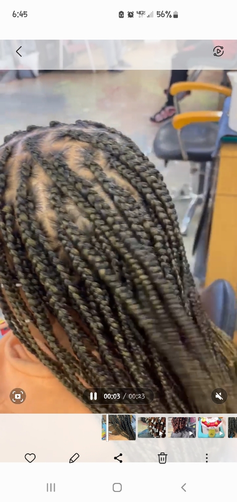 Box Braids Touch Up (Perimeter)