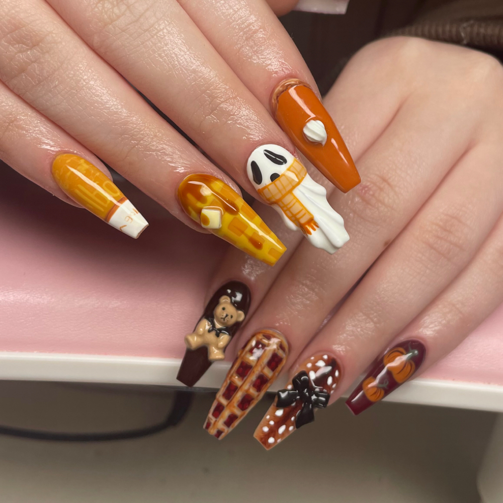 Long Acrylic Full Set at Nails By Bean in Medford, OR