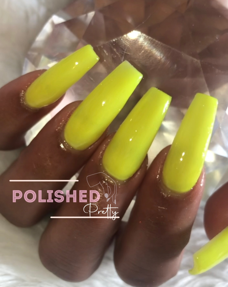 Long Full-Set Colored/ Glow Acrylic