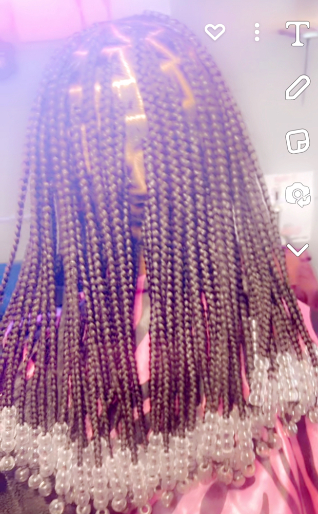 Kids Knotless With Beads 10 &up