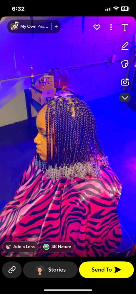 Kids Knotless With Beads 10 &up at CieraTheStylist in Alton, IL