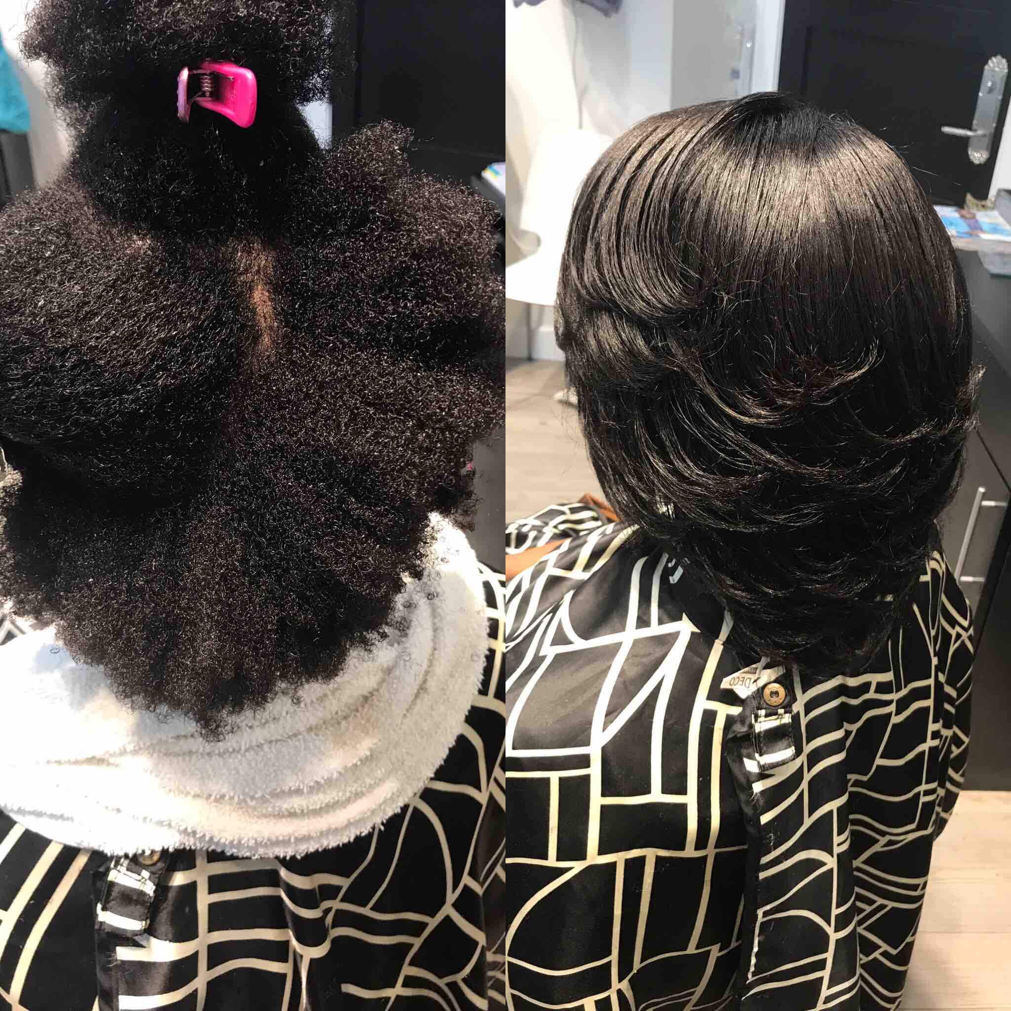 Natural Hair Blow Out