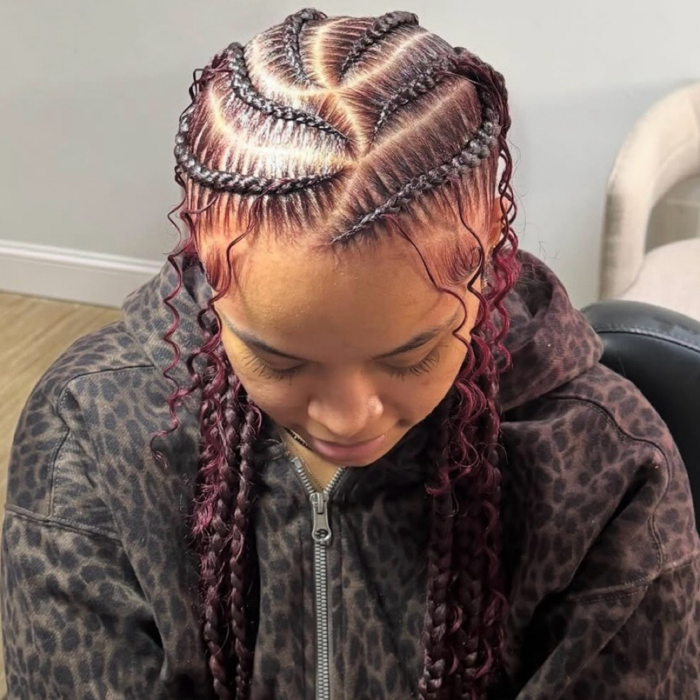Four-Six Feed In Braids at Diliaspecialtouch LLC in Dracut, MA