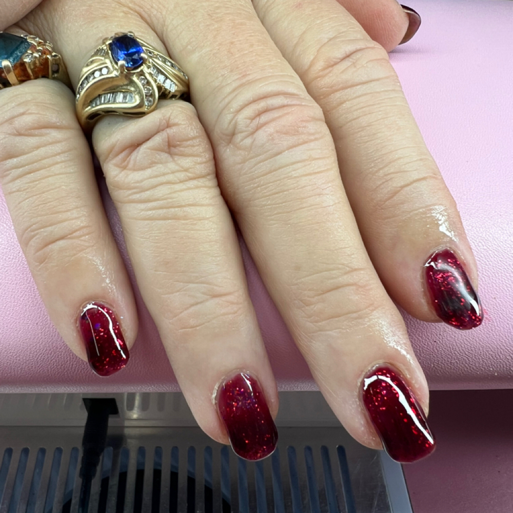 Acrylic Overlay at That 1  Nail Salon in Greenville, OH