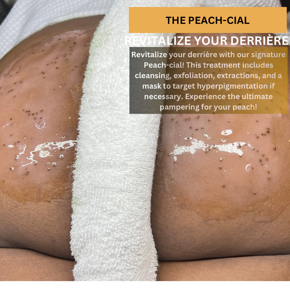 The “Peach-cial” Booty Facial