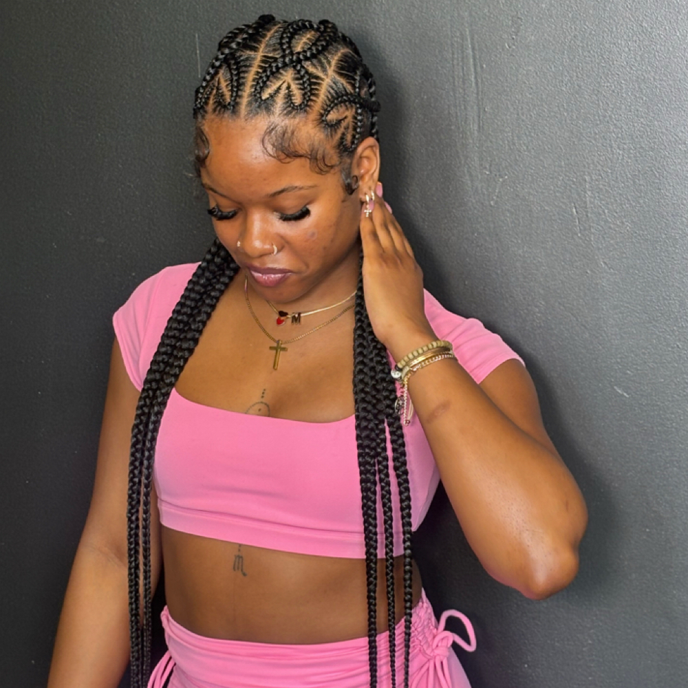 8 Designer Braids at Kreationsbykiraa in Philadelphia, PA
