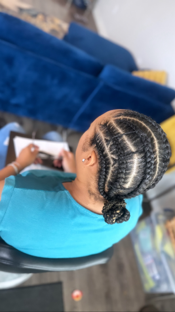 6 Feed In Braids