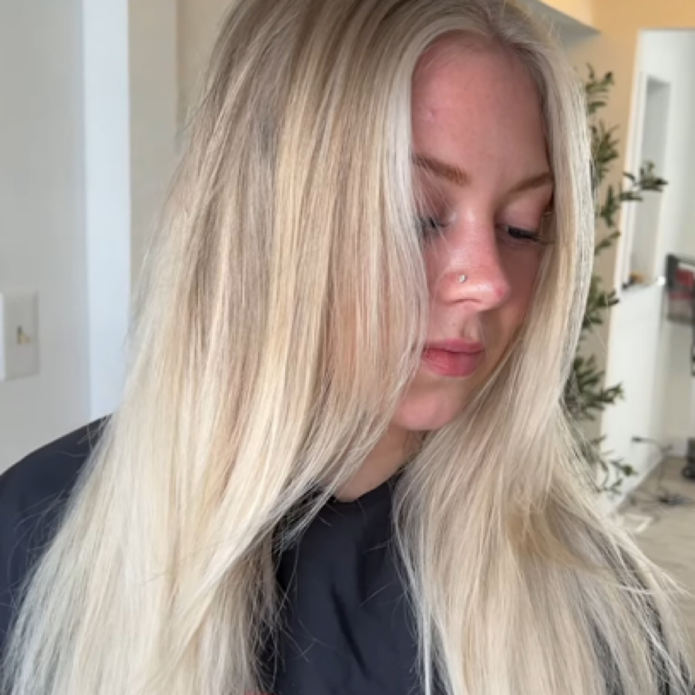 Full Balayage + Highlights at Glow Beauty Lounge in New Concord, OH