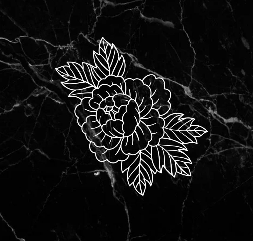 Medium Line Work Tattoo
