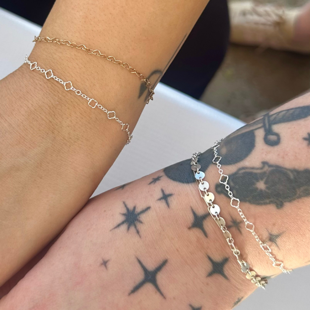 Permanent Jewelry at Meadow and Blush Beauty Bar in Temecula, CA