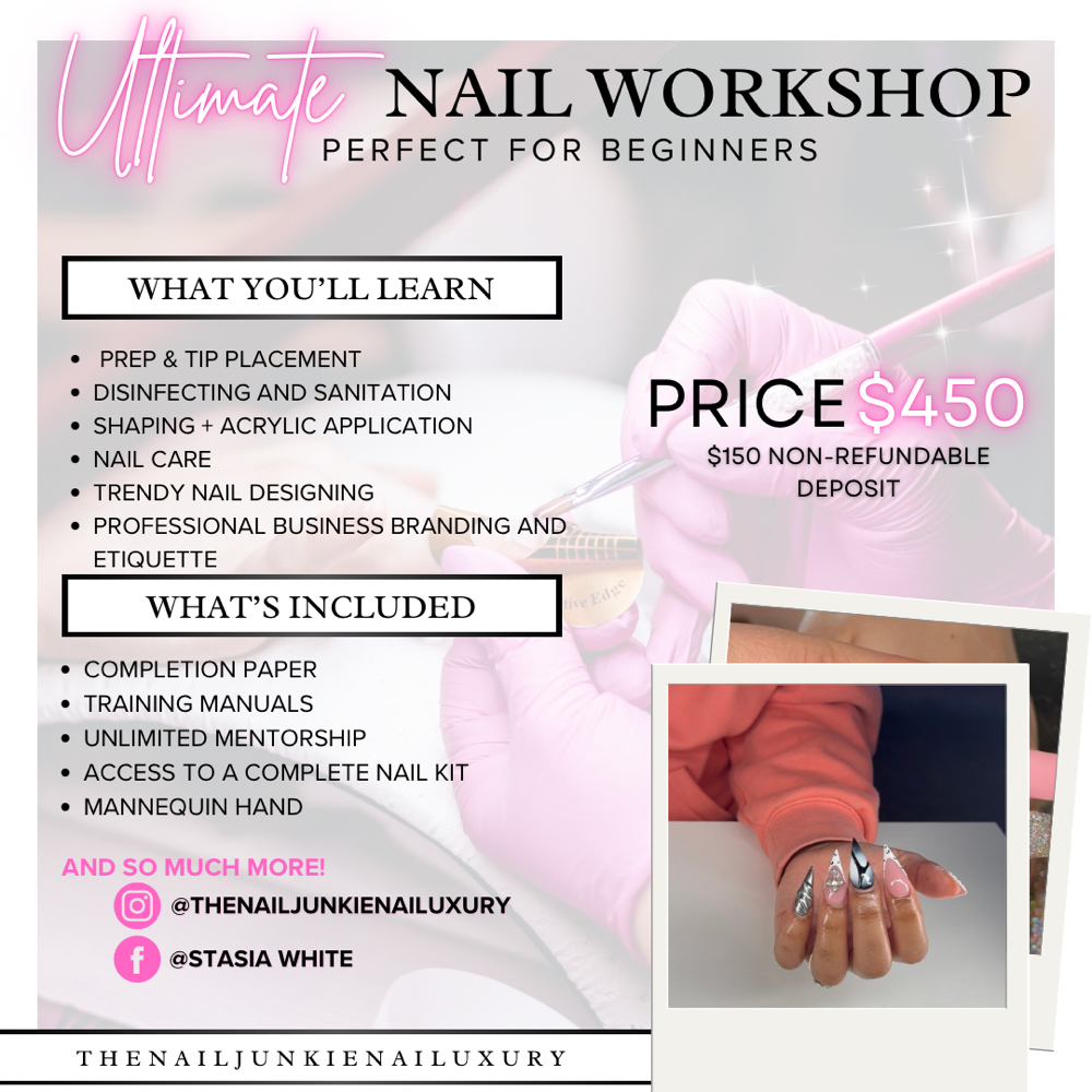 3.5 Hour Nail Class💅 at The Nail Junkie Nailuxury in Batavia, OH