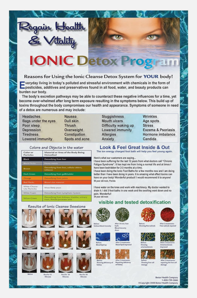 Ionic Detox Treatment at Heavenly Hair & Nail Spalon in Wingina, VA