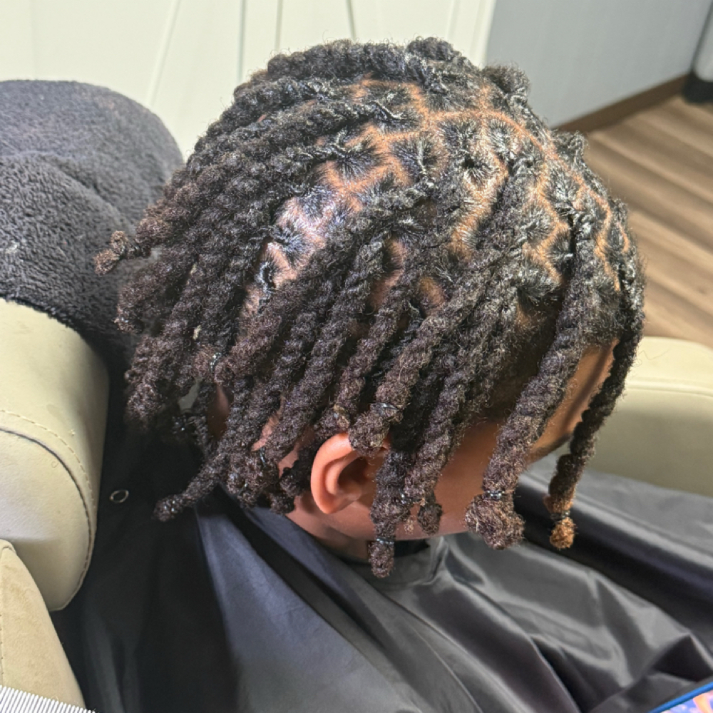 Kids Loc Re-Twist at Lucky Your Hair Salon in Toledo, OH