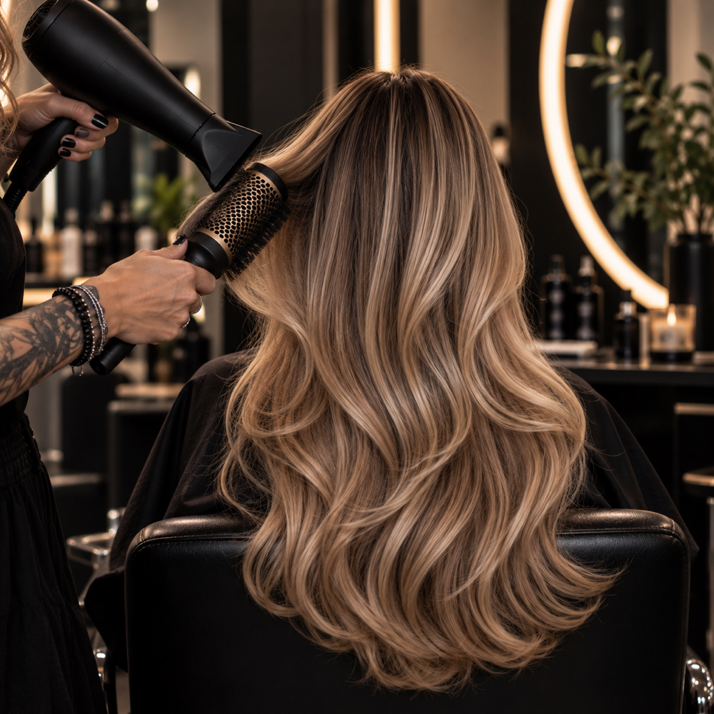 Xl Blow Dry at Revolt Hair studio in Allentown, PA