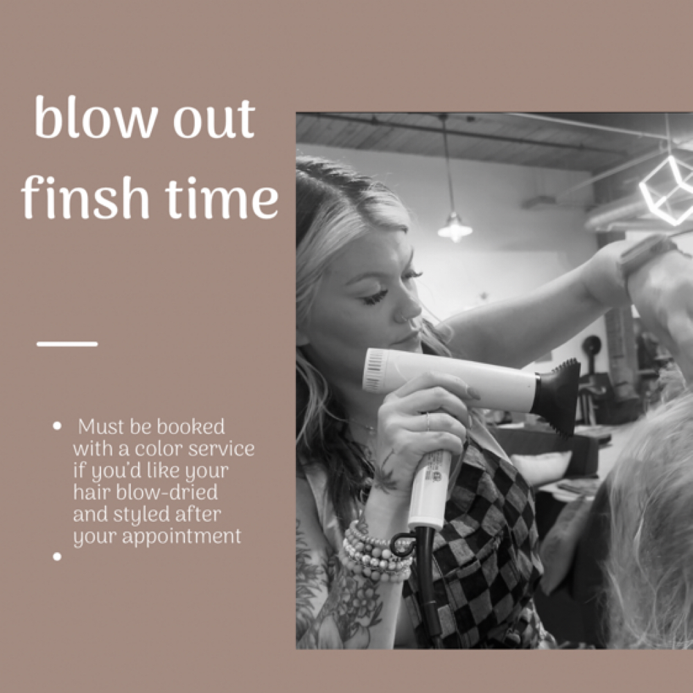 Blowout with color (fish time ) at F O I L E D by Bara in Easthampton, MA
