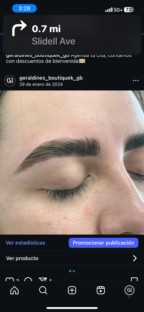 Eyebrows Lamination + Tint