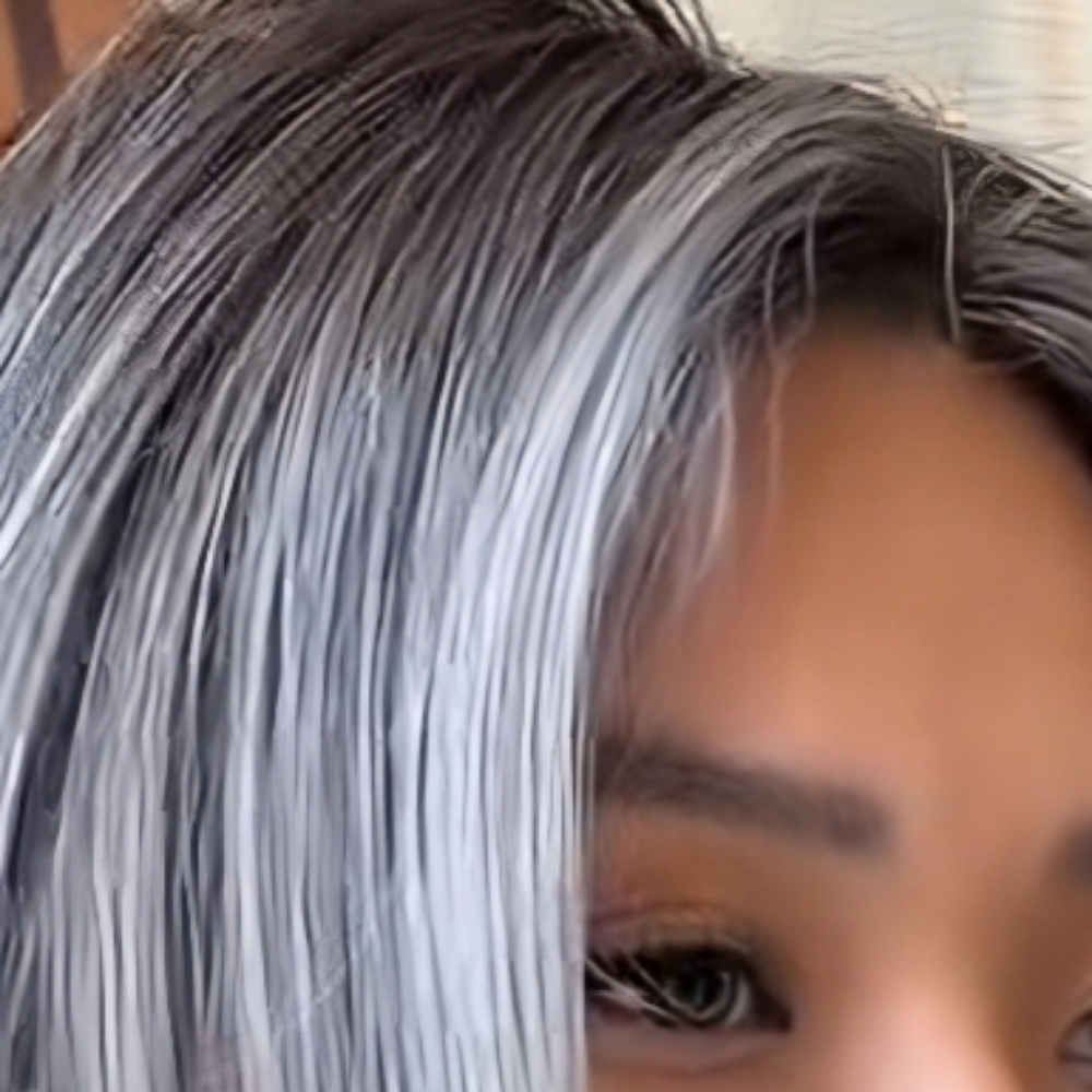 Grey Correction Transformation at Dreamcuts and Styles Hair Salon in Fulshear, TX