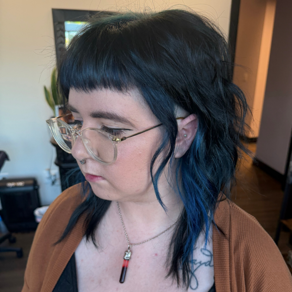 Man Hating Bangs at Blackfox Hair Studio in Hanahan, SC