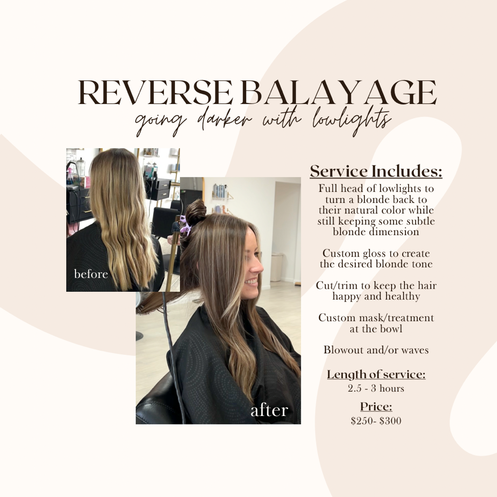 Reverse balayage