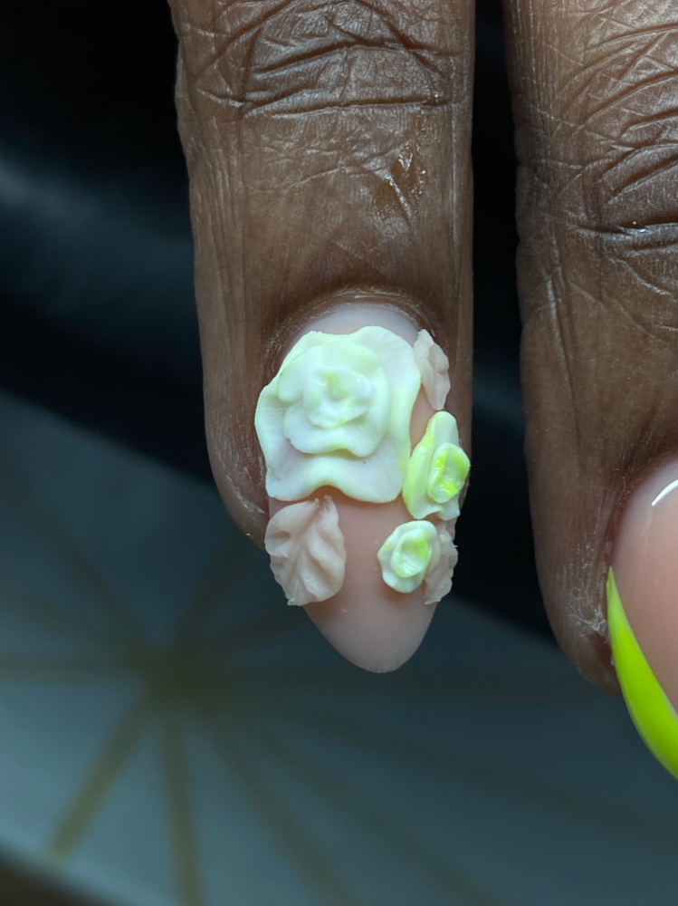 3D Art W/ Swarovski Per Finger