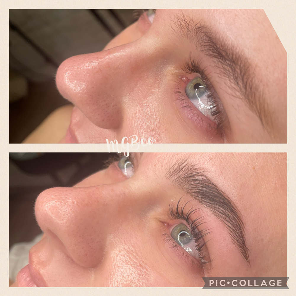 Brow Lamination And Tint