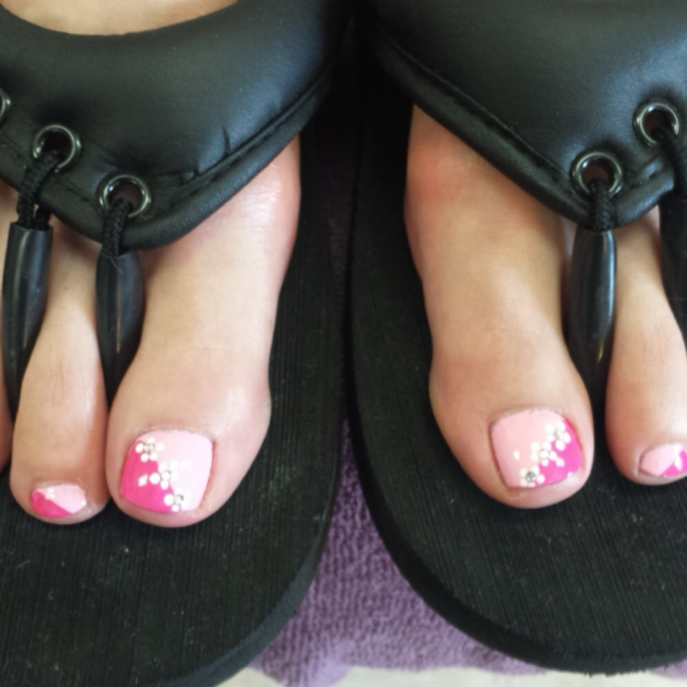 Spa Pedicure with Gel Polish at Marnicured Nail Salon in Plymouth, MN