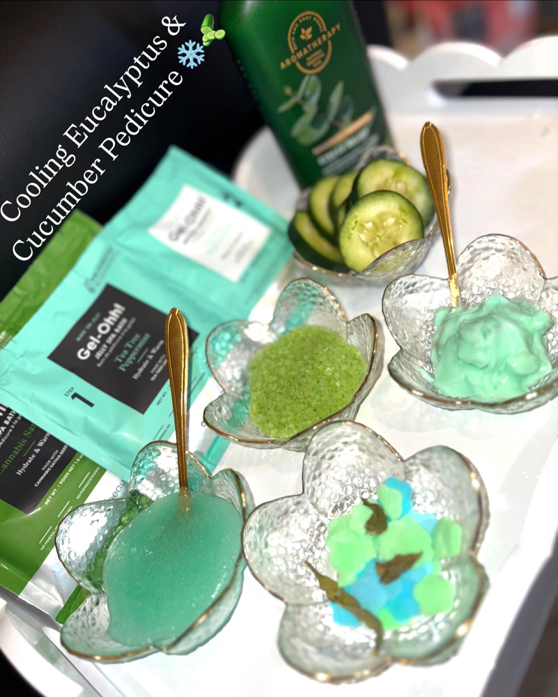 Cooling Eucalyptus & Cucumber Pedi