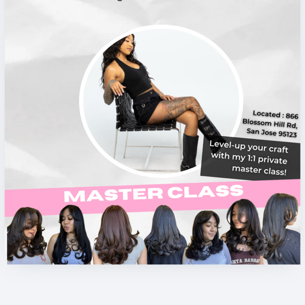 1:1 STYLIST EDUCATION at Tayviana in San Jose, CA